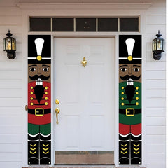 Christmas Decorations Banner Pair 29 97 X179 83 Cm Porch Couplets Outdoor