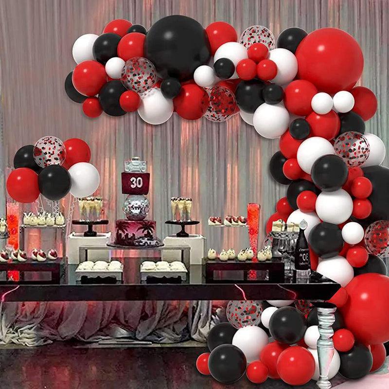 Red Arch Wreath Balloon Chain Set Birthday Wedding Party Supplies
