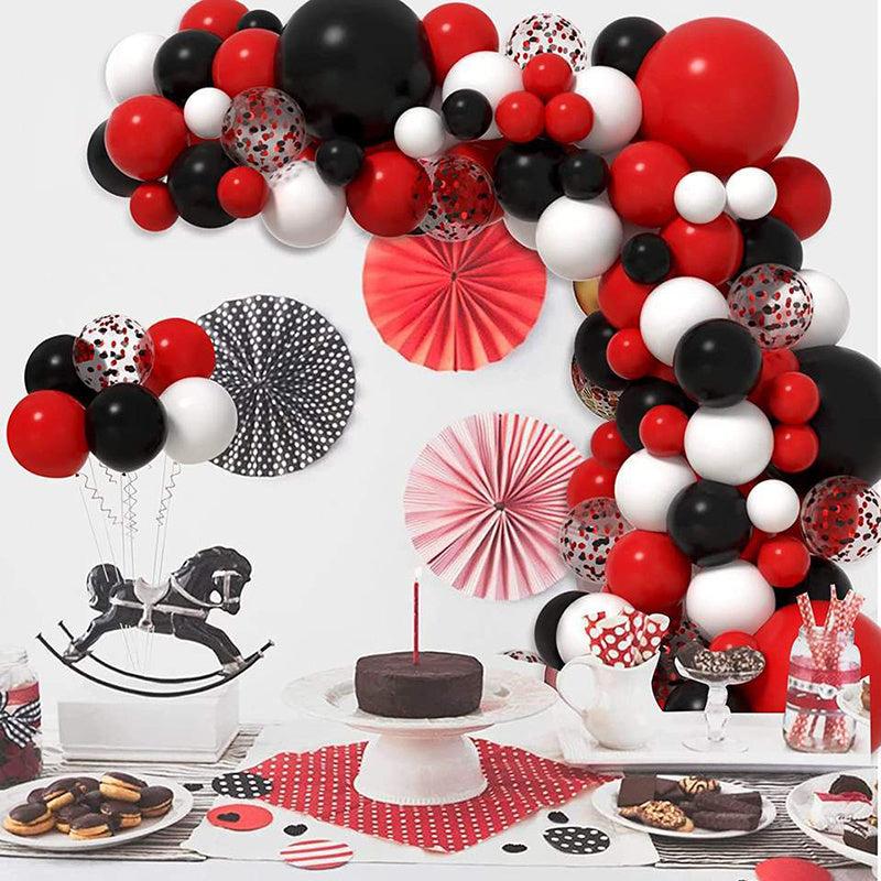 Red Arch Wreath Balloon Chain Set Birthday Wedding Party Supplies
