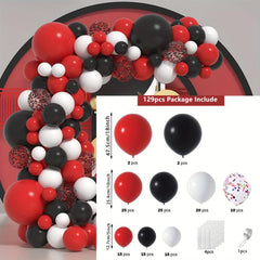 Red Arch Wreath Balloon Chain Set Birthday Wedding Party Supplies