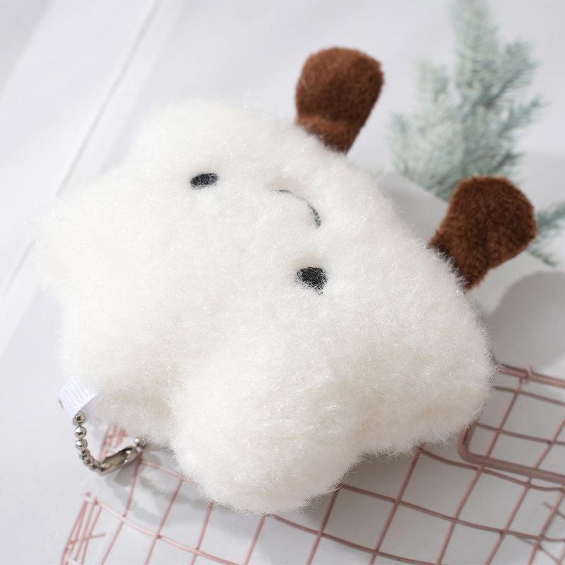 Cloud Plush Toy Pendant Mini Doll Clothing Accessories Bag Hanging Ornaments