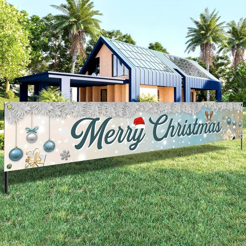 Christmas Yard Banner 49.78 X299.72 Cm
