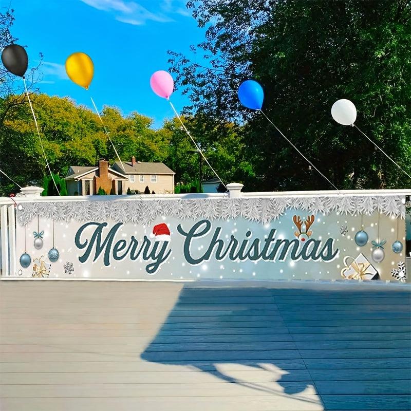 Christmas Yard Banner 49.78 X299.72 Cm