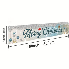 Christmas Yard Banner 49.78 X299.72 Cm