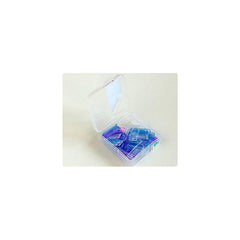 60pcs Paper Clips Set Transparent ABS Plastic Marker Clip File Index Bookmark