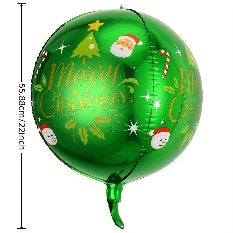 1pc 55 Christmas 4D Balloon Merry Christmas Foil Balloon Xmas Decor Gift