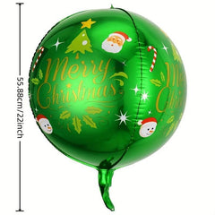 1pc 55 Christmas 4D Balloon Merry Christmas Foil Balloon Xmas Decor Gift