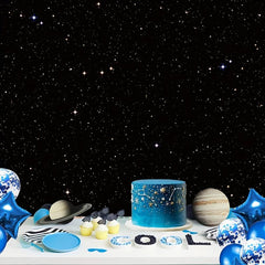 Night Sky Star Backdrop 210 x 149 Perfect for Shower Party Birthday Party