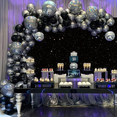 Night Sky Star Backdrop 210 x 149 Perfect for Shower Party Birthday Party