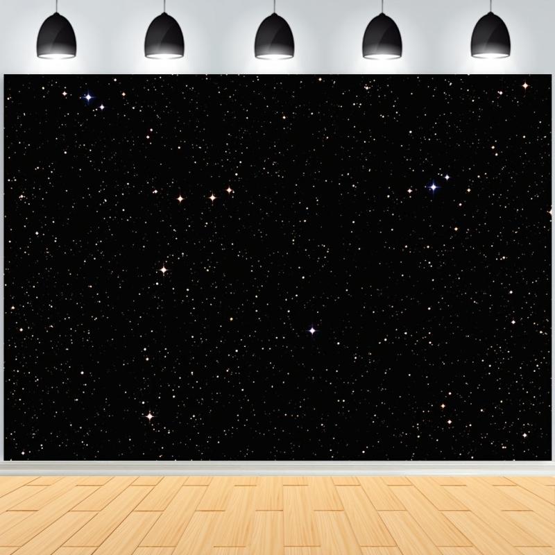 Night Sky Star Backdrop 210 x 149 Perfect for Shower Party Birthday Party