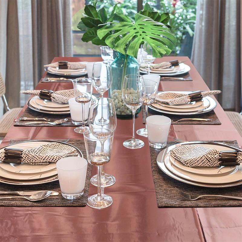 Multicolor Aluminum Foil Tablecloth 137x183cm