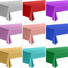 Multicolor Aluminum Foil Tablecloth 137x183cm
