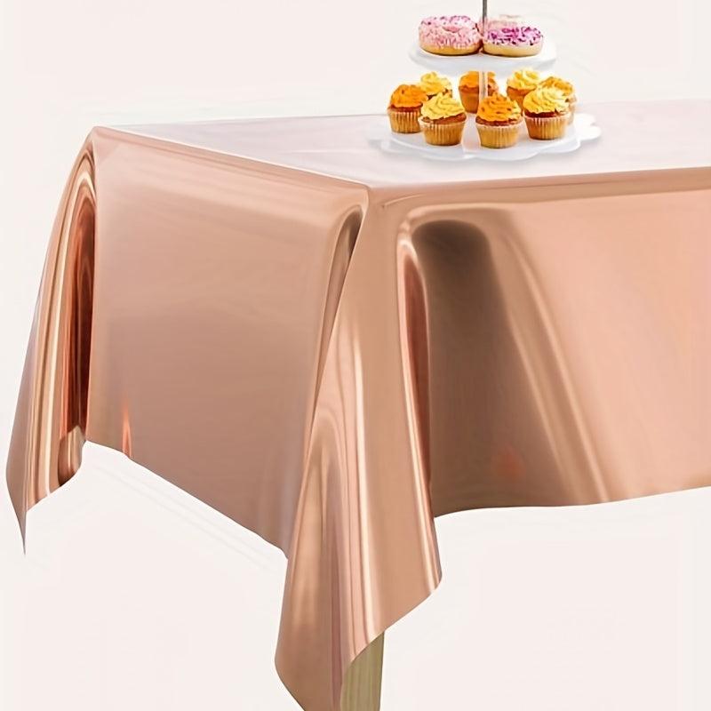 Multicolor Aluminum Foil Tablecloth 137x183cm