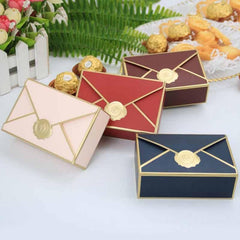 20pcs Envelope Shape Gift Boxes for Wedding Favor Candy Box DIY Birthday Party