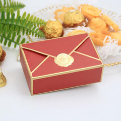 20pcs Envelope Shape Gift Boxes for Wedding Favor Candy Box DIY Birthday Party