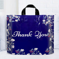 5 Colorful Flower Print Gift Bags for Parties, Shopping, Picnics
