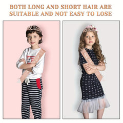 10th Birthday Sash & Tiara Set - Rose Gold Crown for 10 Year Old Girls