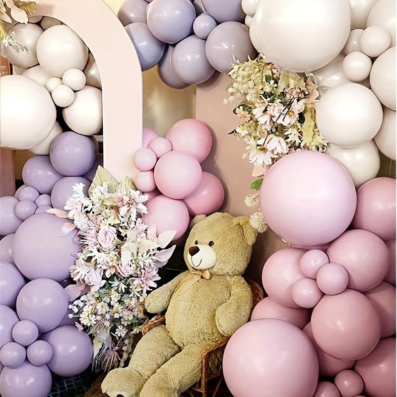 146pcs Lavender Pink Balloon Garland Kit for Baby Shower Wedding