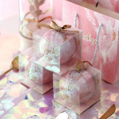 10pcs Clear Candy Boxes Mini Desserts Packing Box Party Favors Box Packs