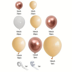 116pcs Balloon Garland Kit Confetti Latex Wedding Birthday Party Decoration