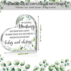 Wedding Memorial Sign In Memory Of Acrylic Heart