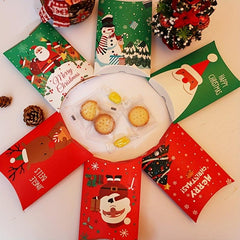 Festive Christmas Ghost Candy Pillow Box for Parties