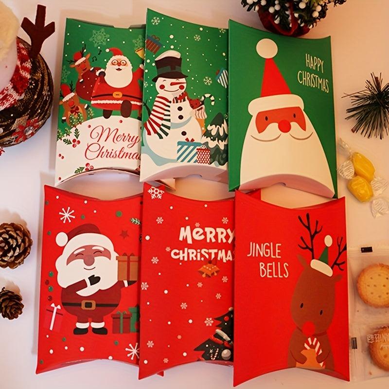 Festive Christmas Ghost Candy Pillow Box for Parties