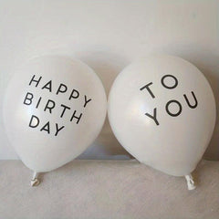 Happy Birthday To You Latex Balloon Decoration
