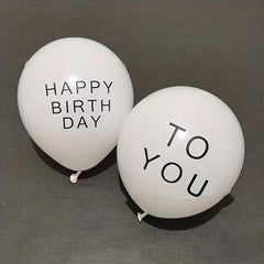 Happy Birthday To You Latex Balloon Decoration