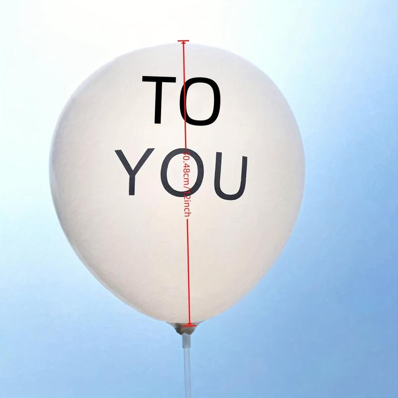 Happy Birthday To You Latex Balloon Decoration