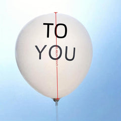 Happy Birthday To You Latex Balloon Decoration