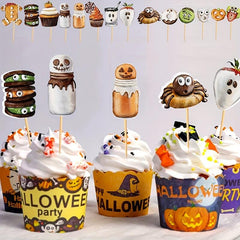 Halloween Ghost Gnome Decoration Set - Party Supplies