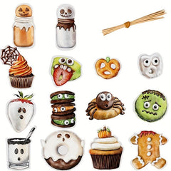Halloween Ghost Gnome Decoration Set - Party Supplies