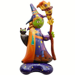 Halloween Witch Base Balloon Decoration for Party Scenes