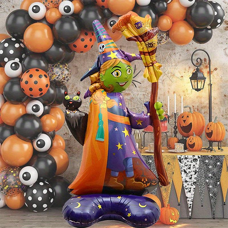Halloween Witch Base Balloon Decoration for Party Scenes