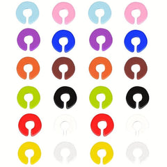24pcs Wine Glass Markers Silicone Drink Marker for Party Bar