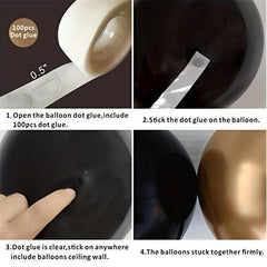Golden Balloon Garland Arch Kit 4.88m Graduation Birthday Wedding Party