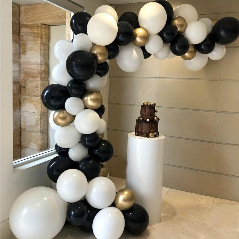 Golden Balloon Garland Arch Kit 4.88m Graduation Birthday Wedding Party