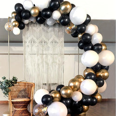 Golden Balloon Garland Arch Kit 4.88m Graduation Birthday Wedding Party