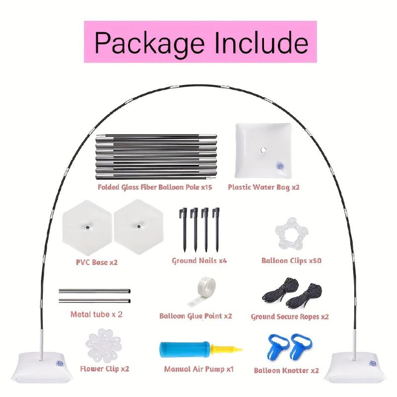 Balloon Arch Kit with Water Fillable Bases