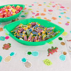 6pcs Palm Leaf Food Tray Set for Jungle Island Party Decor