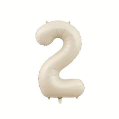 1pc Milk Digital Aluminum Film Balloon Birthday Party Decoration