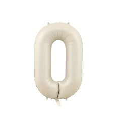 1pc Milk Digital Aluminum Film Balloon Birthday Party Decoration