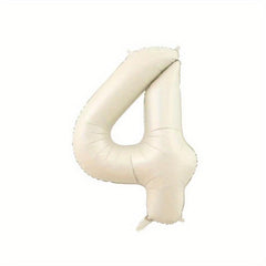 1pc Milk Digital Aluminum Film Balloon Birthday Party Decoration