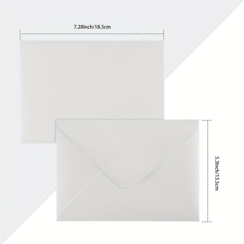 100 Packs 5x7 Envelopes A7 Invitation Envelopes V Flag 5 3 X 7 28