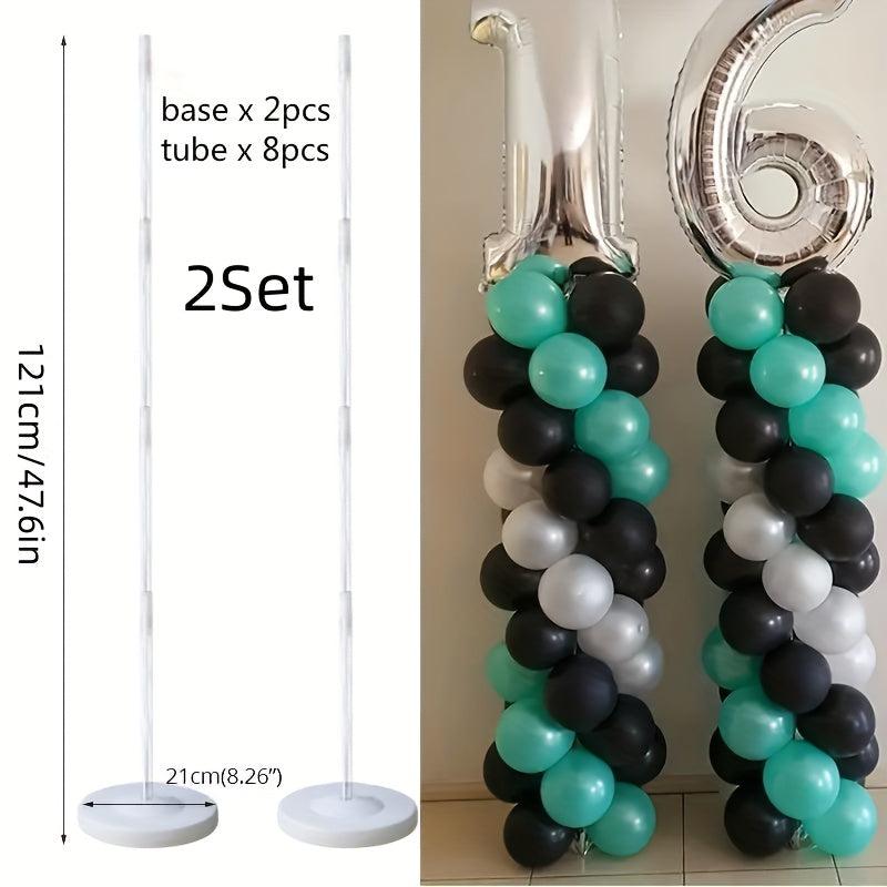 Adjustable Balloon Stand Kit Clear Reusable Holder