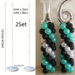 Adjustable Balloon Stand Kit Clear Reusable Holder