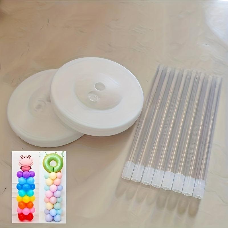 Adjustable Balloon Stand Kit Clear Reusable Holder