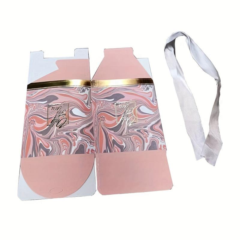 20pcs Ribbon Jade Seal Style Wedding Candy Boxes