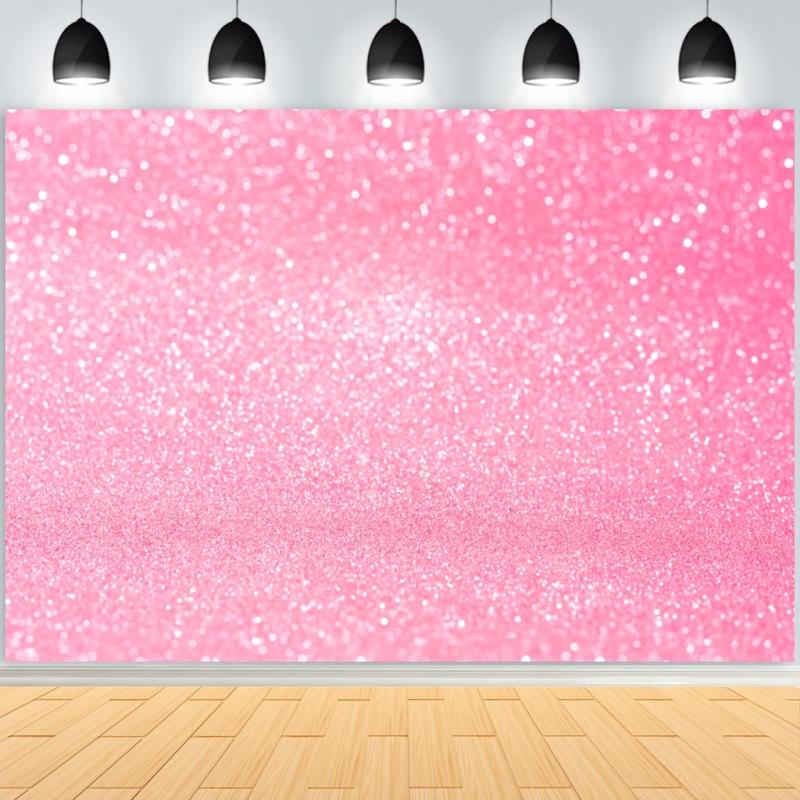 Pink Bokeh Photography Backdrop 36x152 Shinny Abstract Halos Background